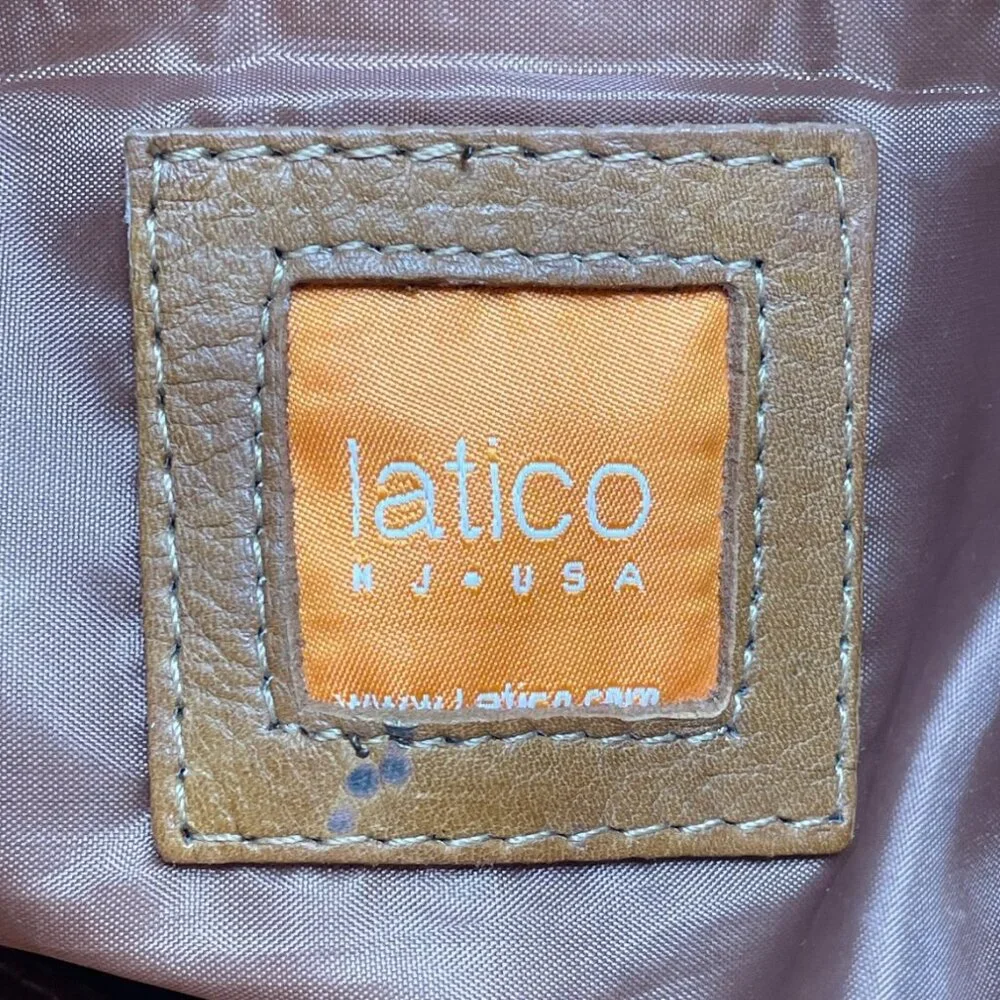 Latico Unisex Brown Leather Adjustable Strap Spacious Interior Crossbody Bag - Picture 6 of 11